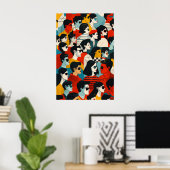 737 Mosaik-Alltagsheld Poster (Heimbüro)
