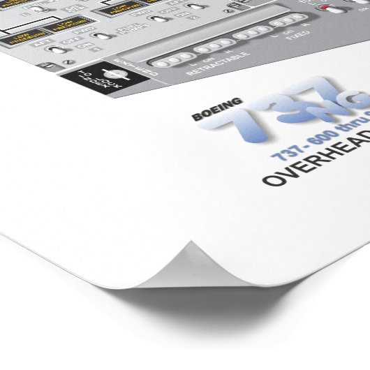 737NG-Overhead-Panel-Poster Poster (Ecke)