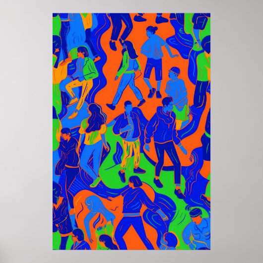 739 Mosaik-Alltagsheld Poster (Vorne)