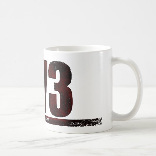 73 - die beste Zahl Kaffeetasse (Rechts)