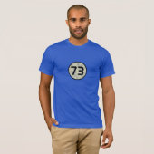 73 - Die beste Zahl - Royal Blue T-Shirt (Vorne ganz)