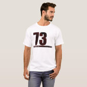 73 - die beste Zahl T-Shirt (Vorne ganz)