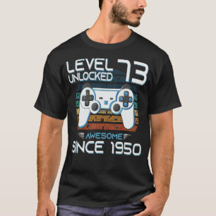 73. Frauen Männer Geburtstag 73 Jahre alt Geboren  T-Shirt