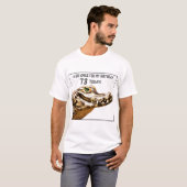 73. Geburtstag Alligator Lächeln T-Shirt (Vorne ganz)