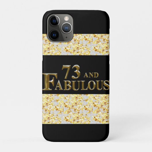 73. Geburtstag Case-Mate iPhone Hülle (Rückseite)