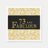 73. Geburtstag Serviette (Vorderseite)