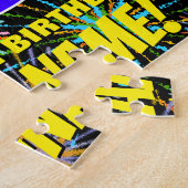 73. Geburtstag: Spaß, bunte feierliche Feuerwerke Puzzle (Seite)