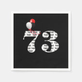 73. Geburtstagsballons Serviette (Vorderseite)