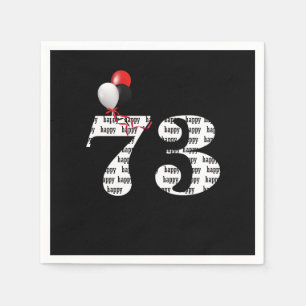 73. Geburtstagsballons Serviette