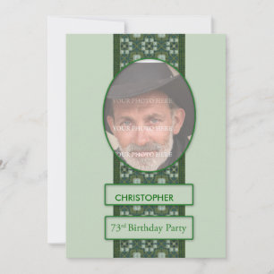 73. Geburtstagsparty Einladung hinzufügen und