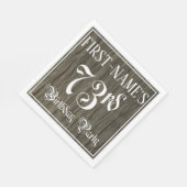 73. Geburtstagsparty - Extravagantes Drehbuch, Imi Serviette (Ecke)