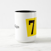 73 Ham Radio Tasse individuell mit Rufzeichen (Zentrum)