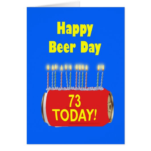 73. Happy Beer Day Geburtstag (Vorne)