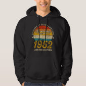 73 Jahre alt 1952 Retro Phantastisches 73. Geburts Hoodie (Vorderseite)