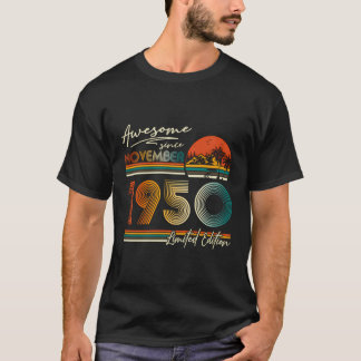 73 Jahre alt Phantastisch seit November 1950 73Rd  T-Shirt