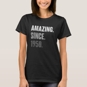 73 Jahre alt Vintag 1950 Geburtstag 73. Dekoration T-Shirt