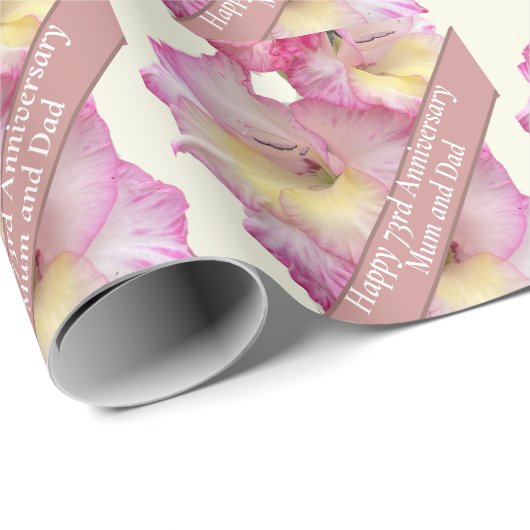 73. Jahrestag Geschenkpapier (Rolleneckpunkt)