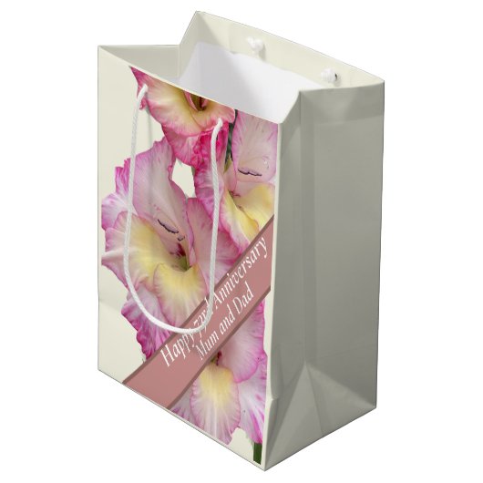 73. Jahrestag Mittlere Geschenktüte (Vorderseite Schrägansicht)