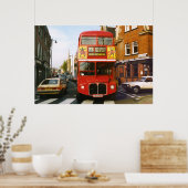 73 London Bus Full Color Poster (Küche)