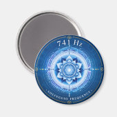 741 Hz Solfeggio-Frequenz Magnet (Vorderseite/Rückseite)