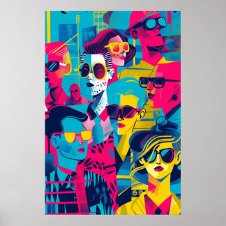 741 Mosaik-Alltagsheld Poster
