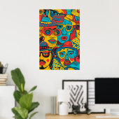 742 Mosaik-Alltagsheld Poster (Heimbüro)