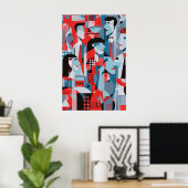 743 Mosaik-Alltagsheld Poster (Heimbüro)