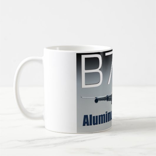 747 ALUMINIUMÜBERSCHUSS KAFFEETASSE (Links)