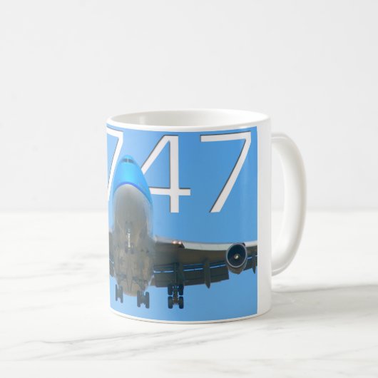 747 FLUGGESELLSCHAFT KAFFEETASSE (VorderseiteRechts)