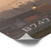747 FLUGGESELLSCHAFT POSTER (Ecke)