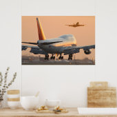 747 FLUGGESELLSCHAFT POSTER (Küche)