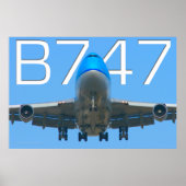 747 FLUGGESELLSCHAFT POSTER (Vorne)
