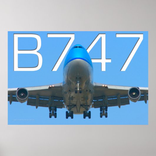 747 FLUGGESELLSCHAFT POSTER (Vorne)