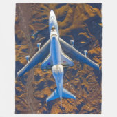 747 RAUMFAHRZEUGE FLEECEDECKE (Vorderseite)