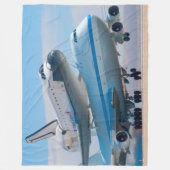 747 RAUMFAHRZEUGE FLEECEDECKE (Vorderseite)