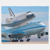 747 RAUMFAHRZEUGE FLEECEDECKE (Vorderseite (Horizontal))
