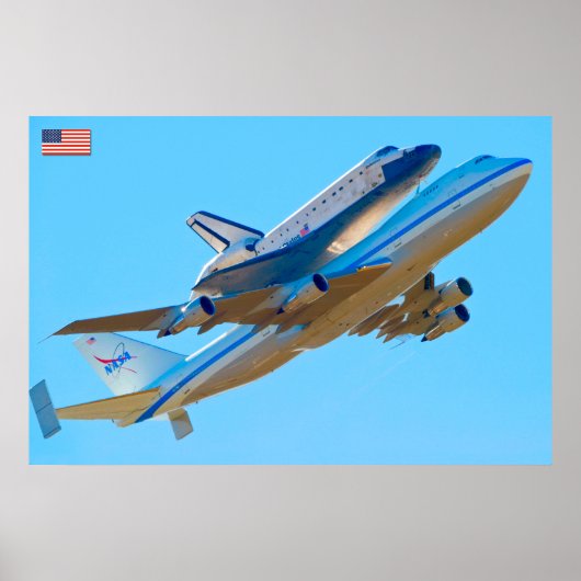 747 Shuttle Carrier Aircraft Poster (Vorne)