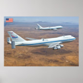 747 Shuttle Carrier Aircraft Poster (Vorne)