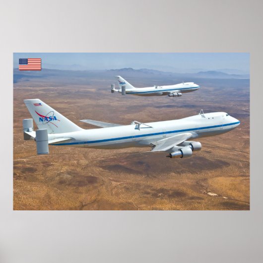 747 Shuttle Carrier Aircraft Poster (Vorne)