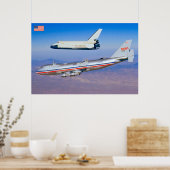 747 Shuttle Carrier Aircraft Poster (Küche)