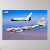 747 Shuttle Carrier Aircraft Poster (Vorne)