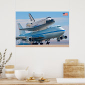 747 Shuttle Carrier Aircraft Poster (Küche)