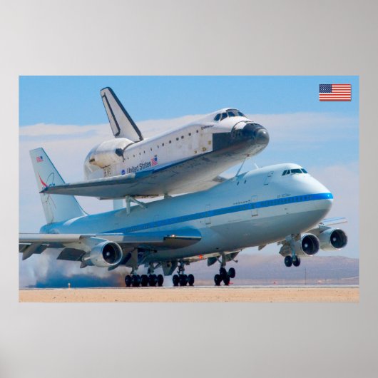 747 Shuttle Carrier Aircraft Poster (Vorne)