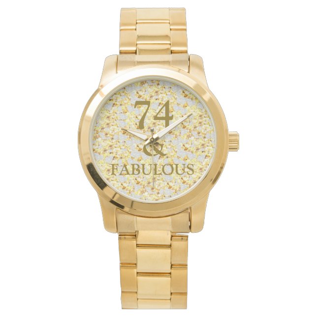 74. Geburtstag Armbanduhr (Vorderseite)