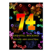 74. Geburtstag noch rocken (Vorne)