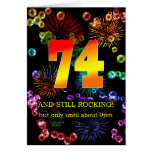74. Geburtstag noch rocken