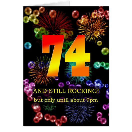 74. Geburtstag noch rocken (Vorne)