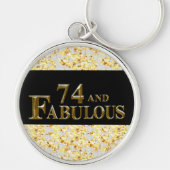 74. Geburtstag Schlüsselanhänger (Vorne)