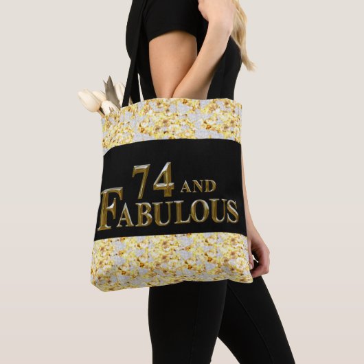 74. Geburtstag Tasche (Von Nahem)