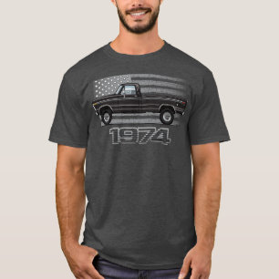74 Schwarz T-Shirt